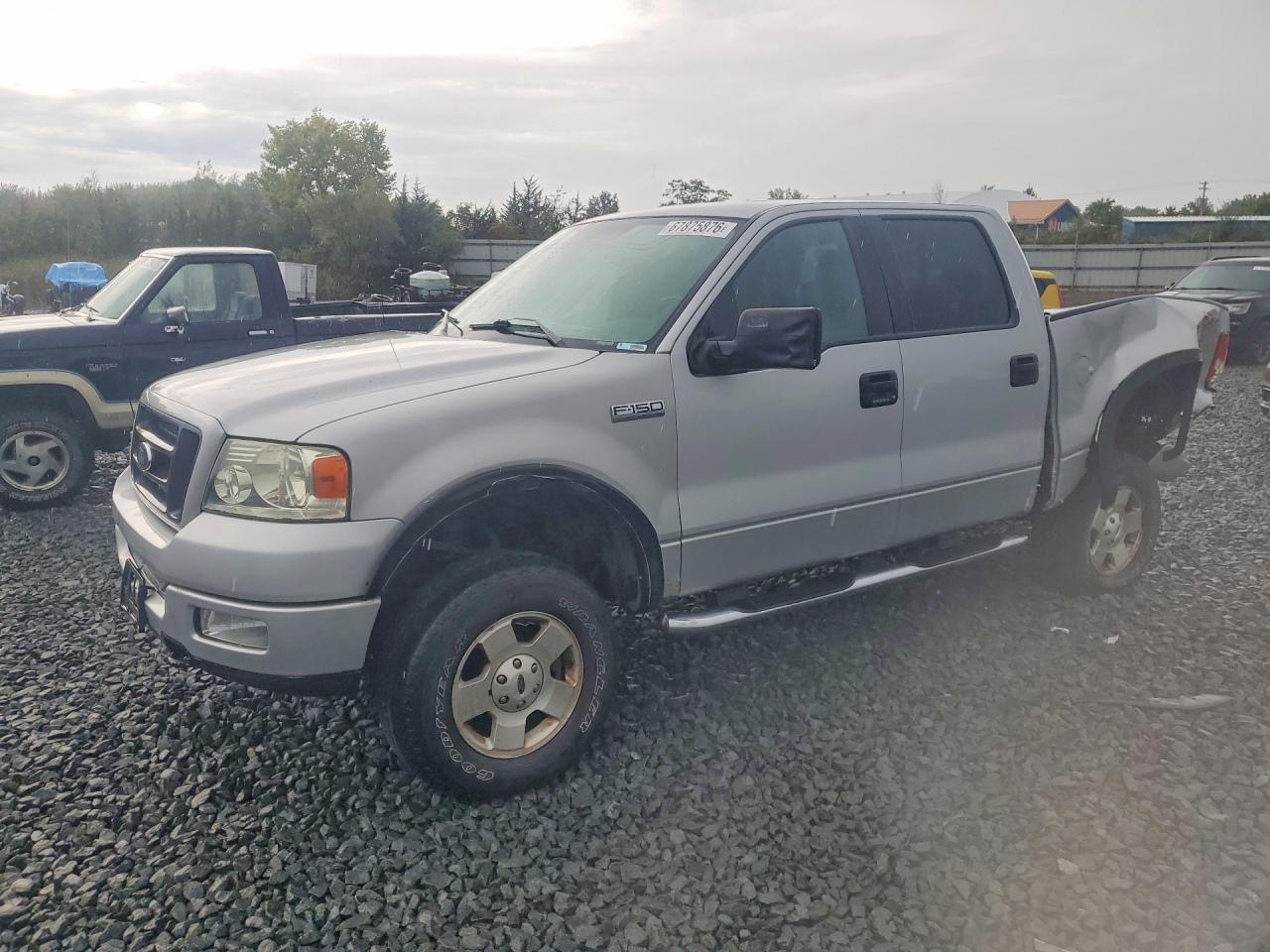 2004 Ford F150 Supercrew White vin: 1FTPW14554KB12098