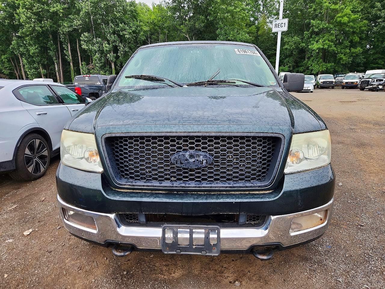 2004 Ford F150 Supercrew Green vin: 1FTPW14554KB59499