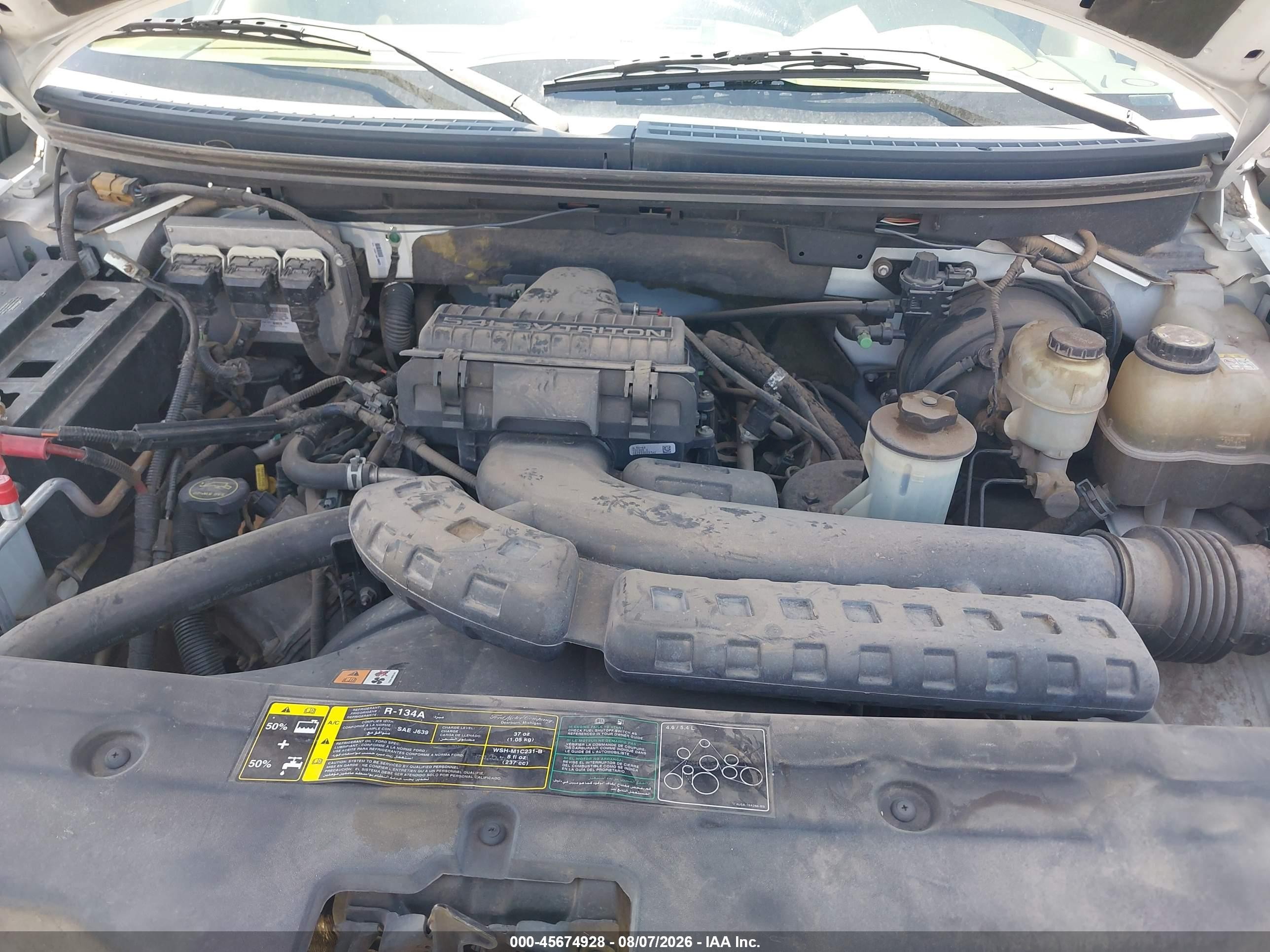 2004 Ford F-150   White vin: 1FTPW14554KB70552