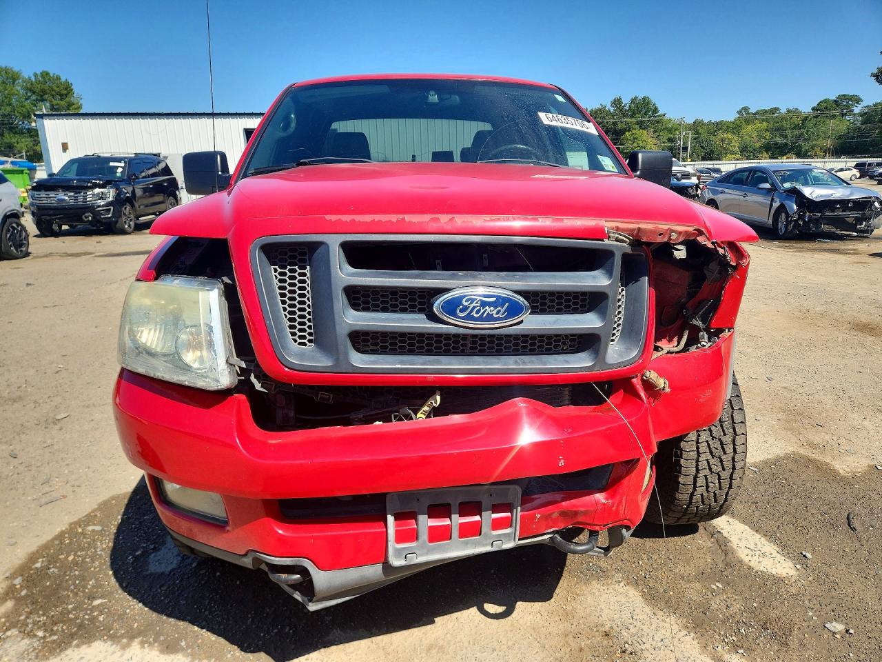 2004 Ford F150 Supercrew Red vin: 1FTPW14554KB79493