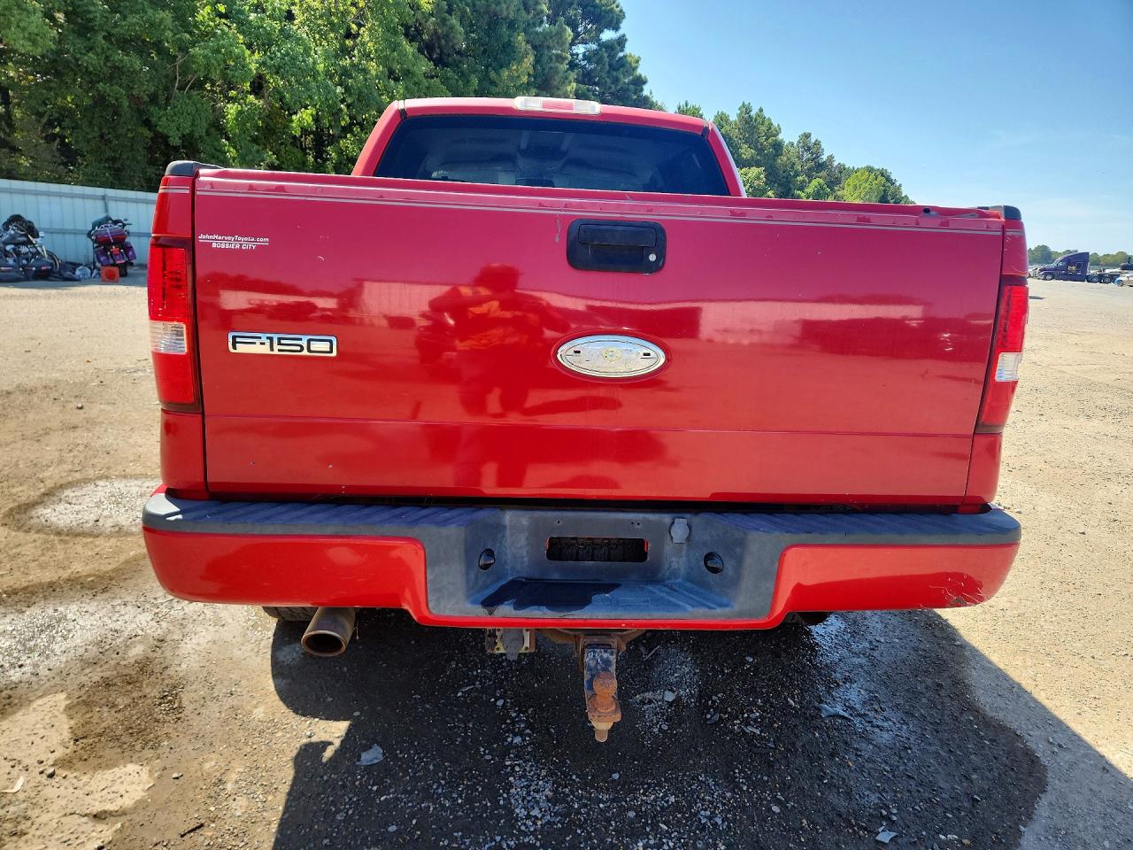 2004 Ford F150 Supercrew Red vin: 1FTPW14554KB79493