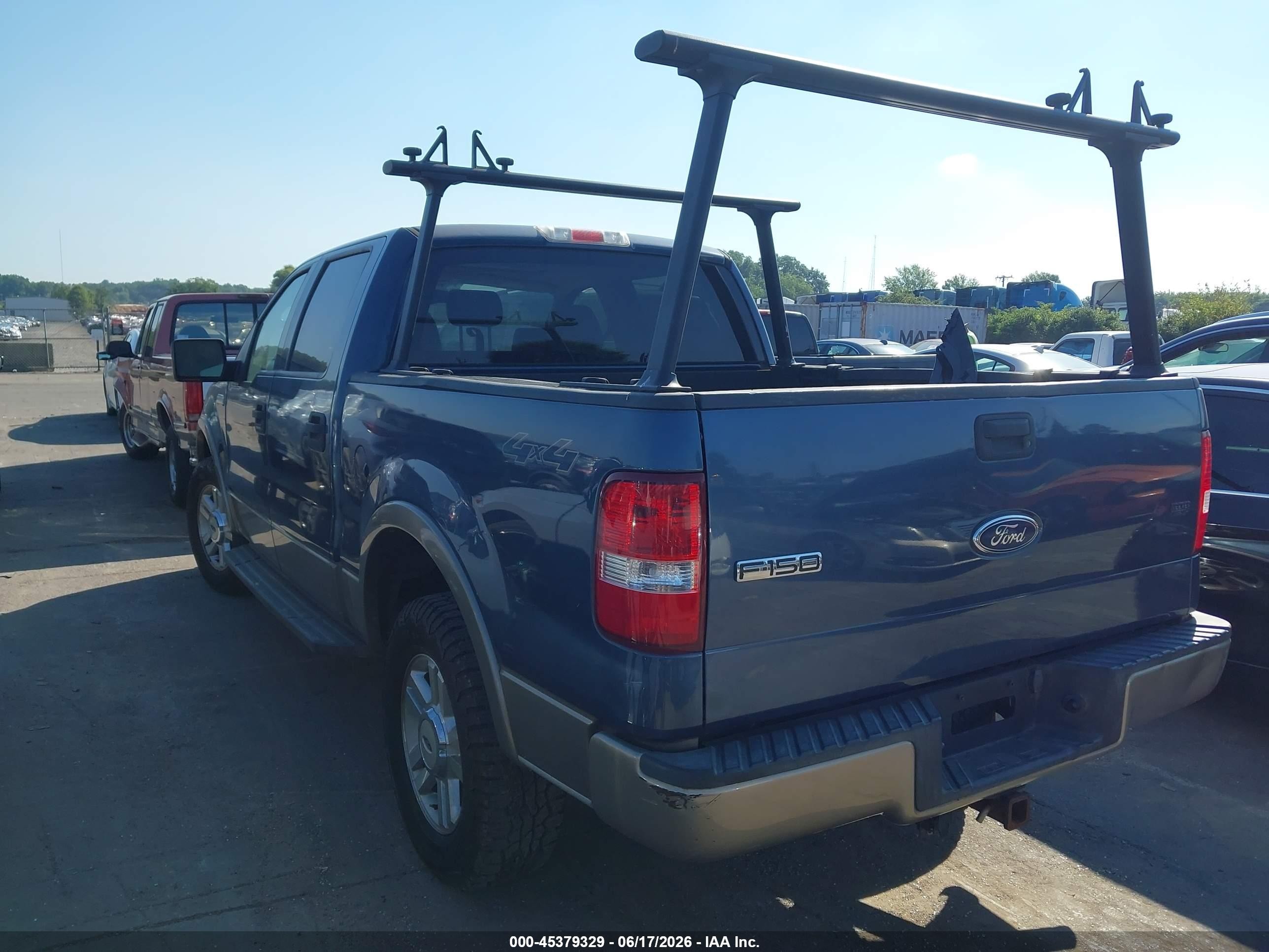 2004 Ford F-150 Fx4/lariat/xlt Blue vin: 1FTPW14554KB82880