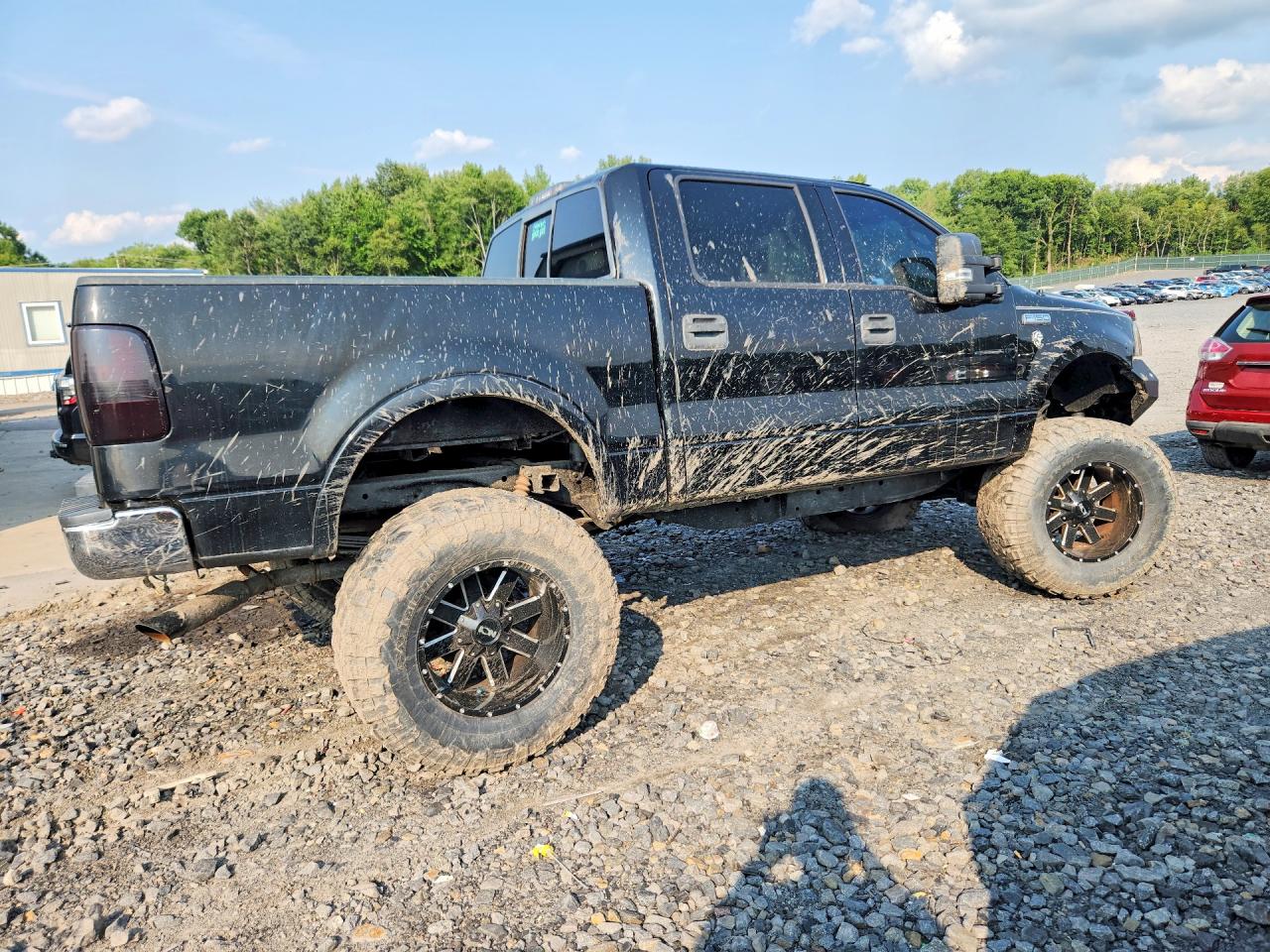 2004 Ford F150 Supercrew Black vin: 1FTPW14554KC25341