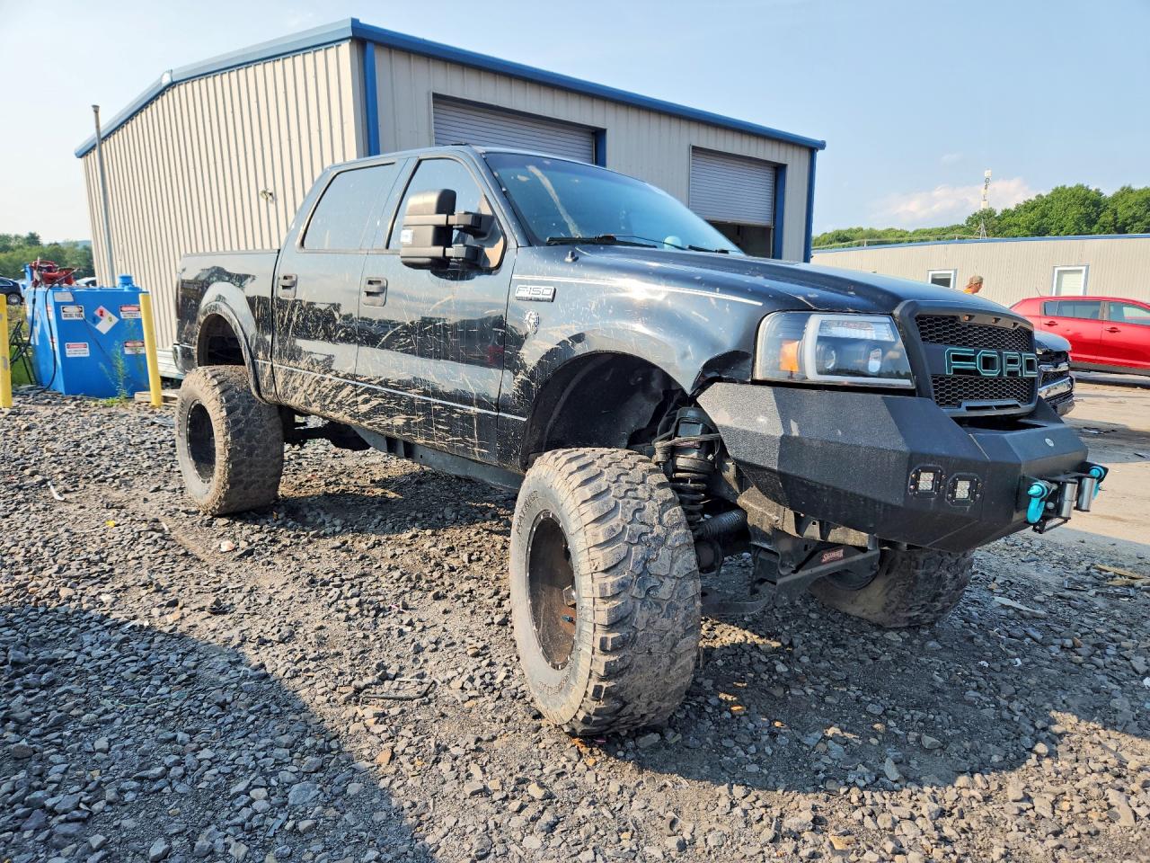 2004 Ford F150 Supercrew Black vin: 1FTPW14554KC25341