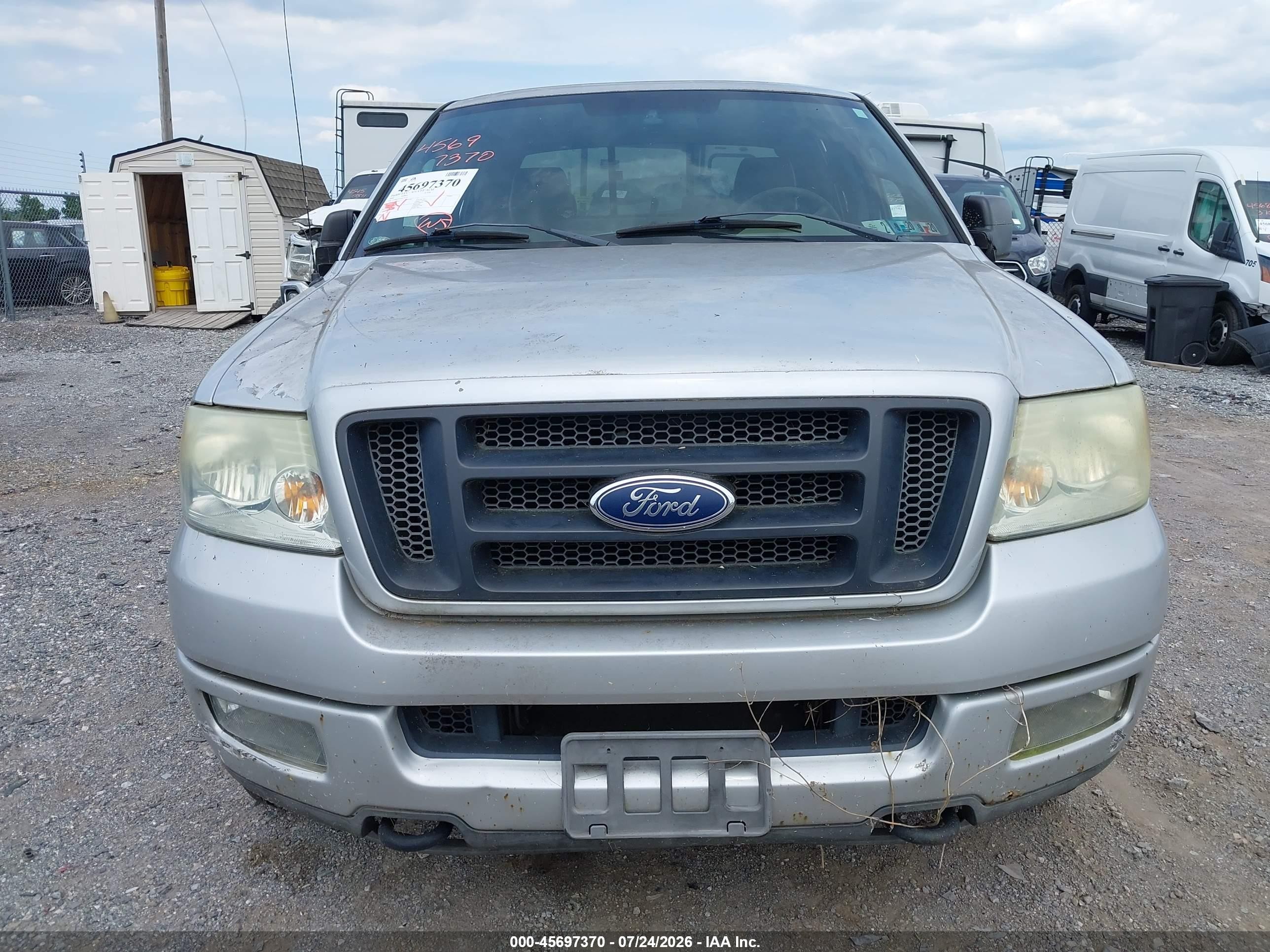 2004 Ford F-150 Fx4/lariat/xlt Silver vin: 1FTPW14554KC37134