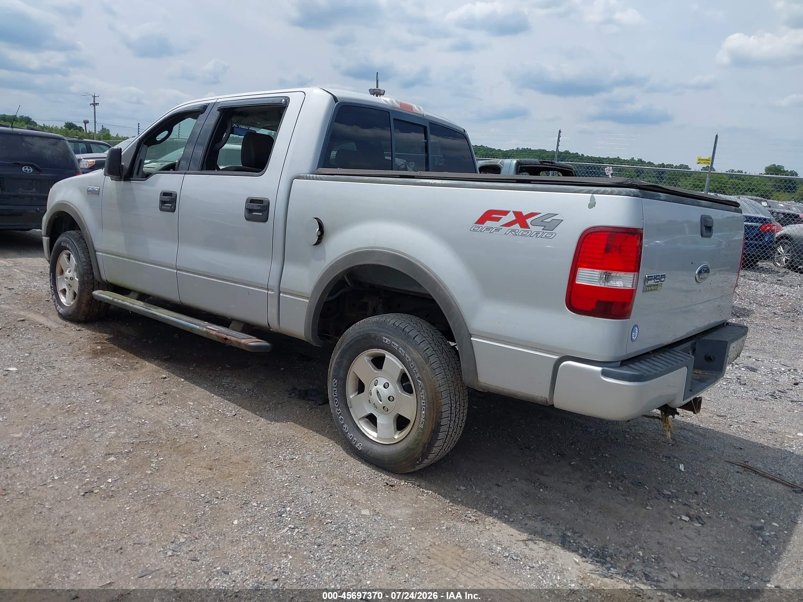2004 Ford F-150 Fx4/lariat/xlt Silver vin: 1FTPW14554KC37134