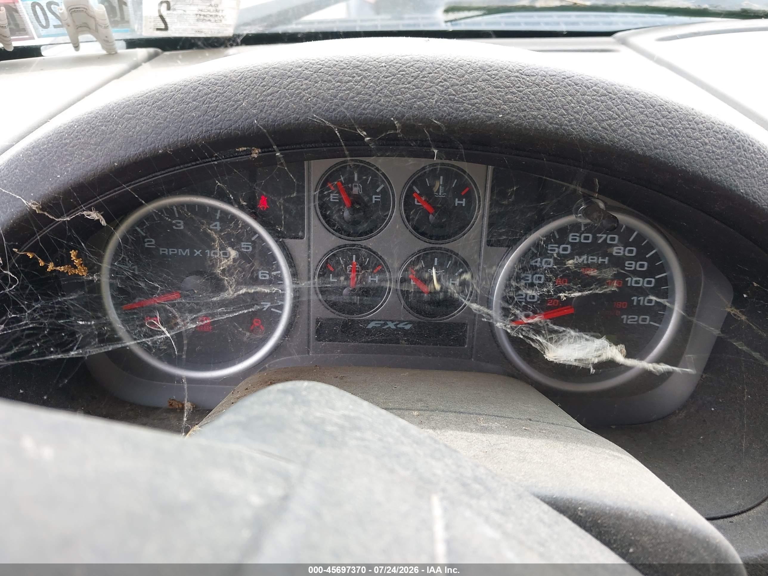 2004 Ford F-150 Fx4/lariat/xlt Silver vin: 1FTPW14554KC37134