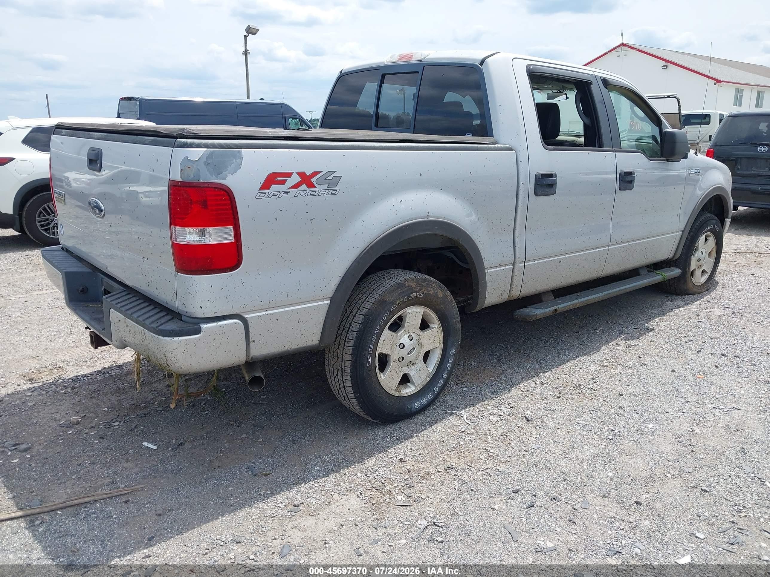 2004 Ford F-150 Fx4/lariat/xlt Silver vin: 1FTPW14554KC37134