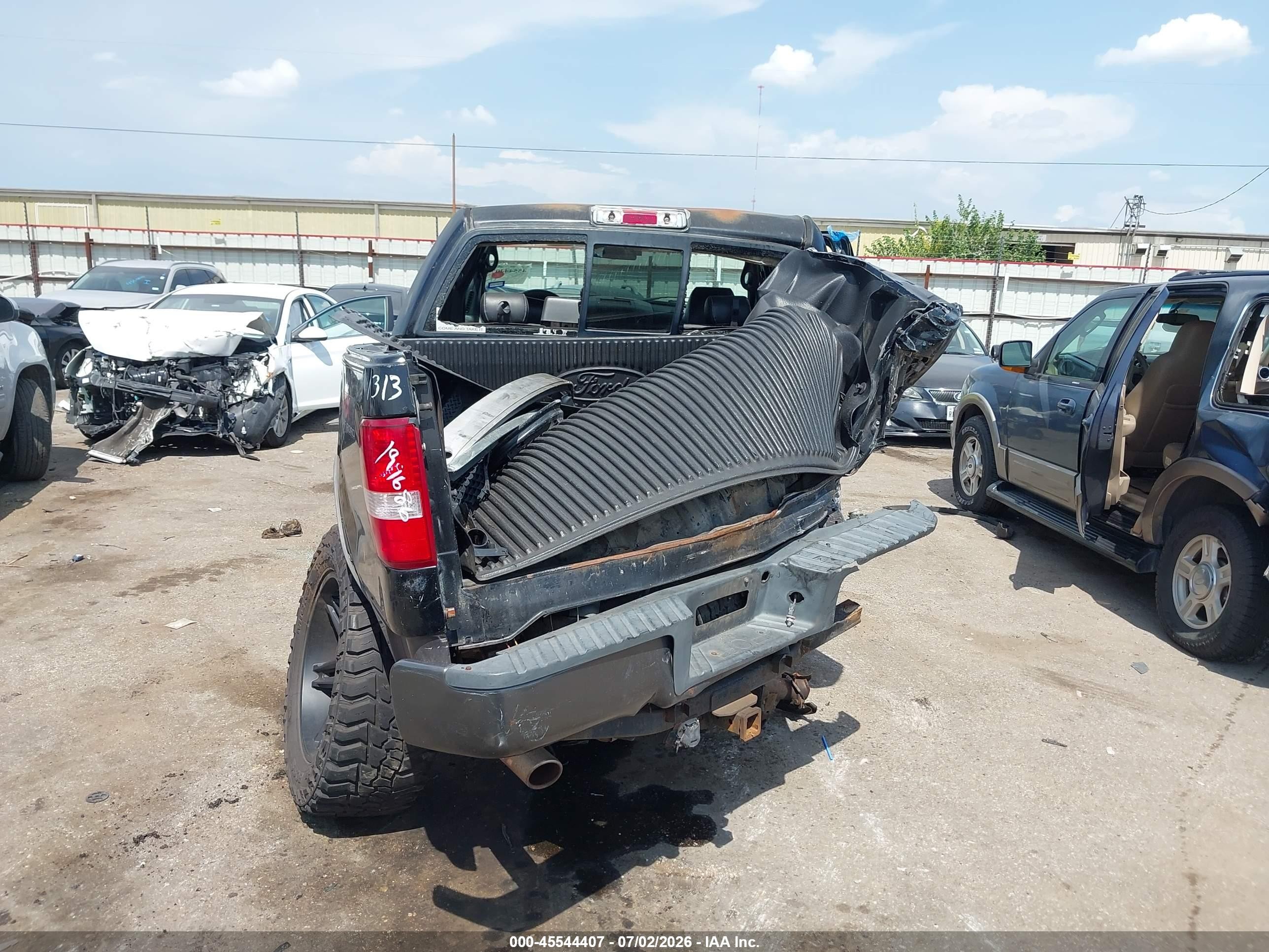 2004 Ford F-150 Fx4/lariat/xlt Black vin: 1FTPW14554KC57562