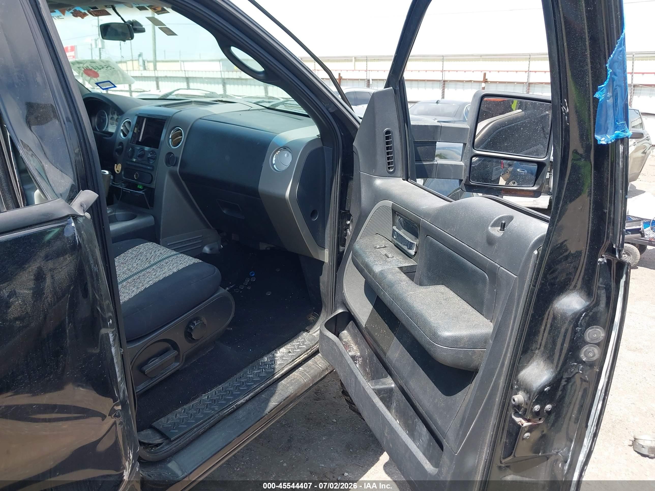 2004 Ford F-150 Fx4/lariat/xlt Black vin: 1FTPW14554KC57562