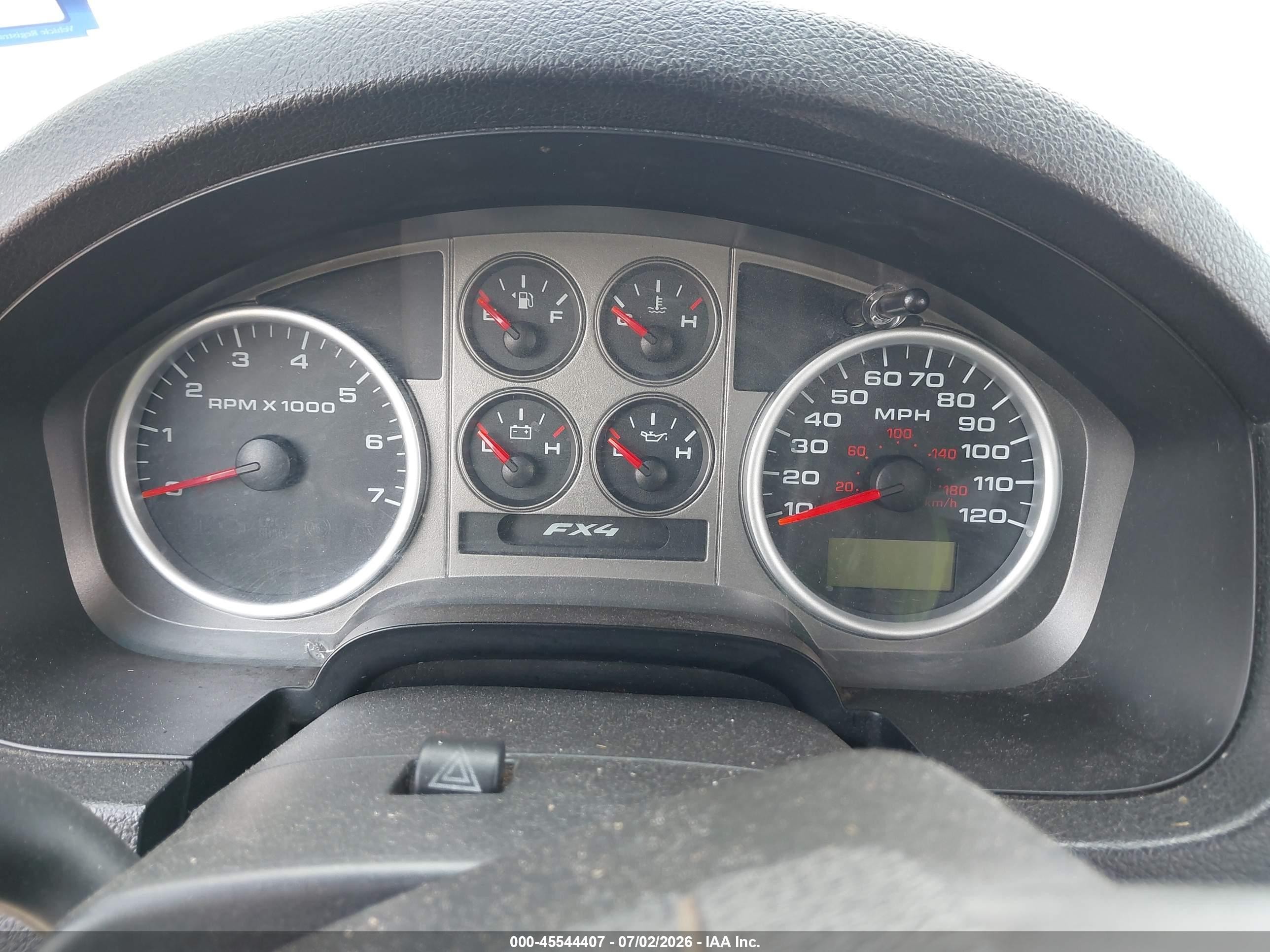2004 Ford F-150 Fx4/lariat/xlt Black vin: 1FTPW14554KC57562