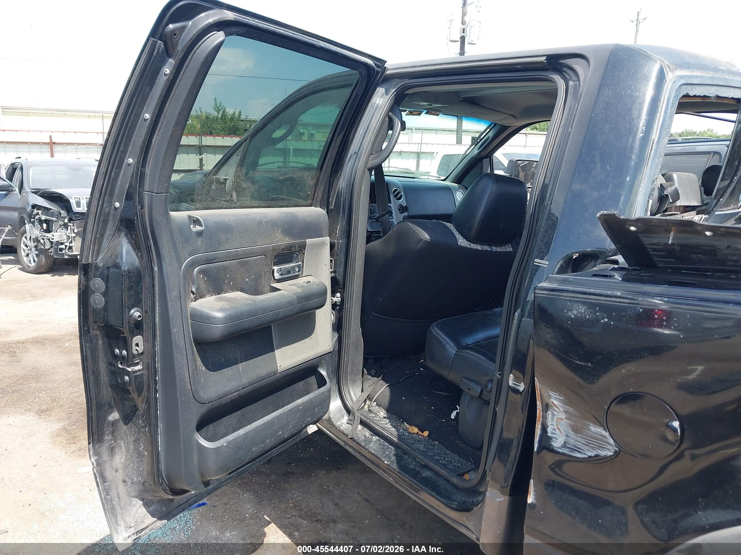 2004 Ford F-150 Fx4/lariat/xlt Black vin: 1FTPW14554KC57562