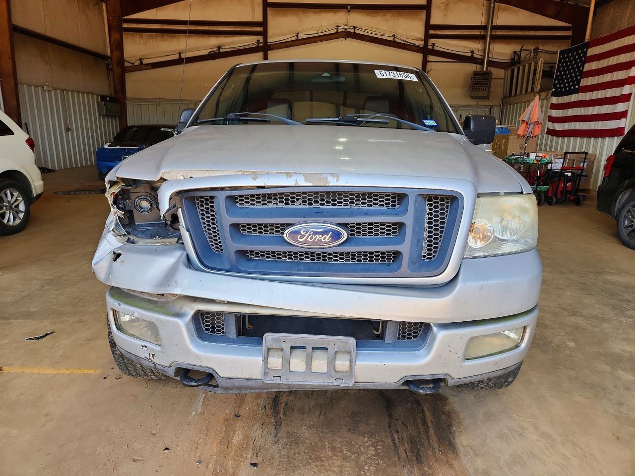 2004 Ford F150 Supercrew Silver vin: 1FTPW14554KC73325