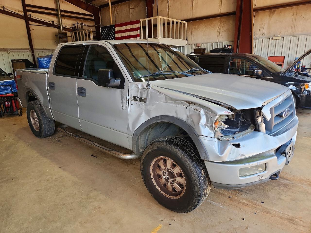 2004 Ford F150 Supercrew Silver vin: 1FTPW14554KC73325