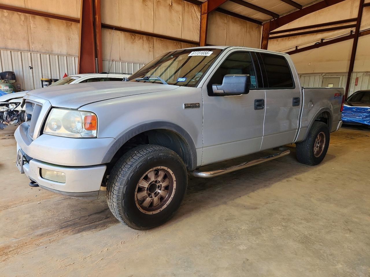 2004 Ford F150 Supercrew Silver vin: 1FTPW14554KC73325