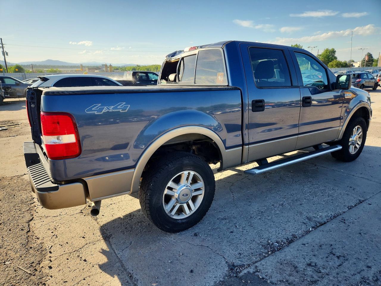 2005 Ford F150 Supercrew Blue vin: 1FTPW14555FA36540