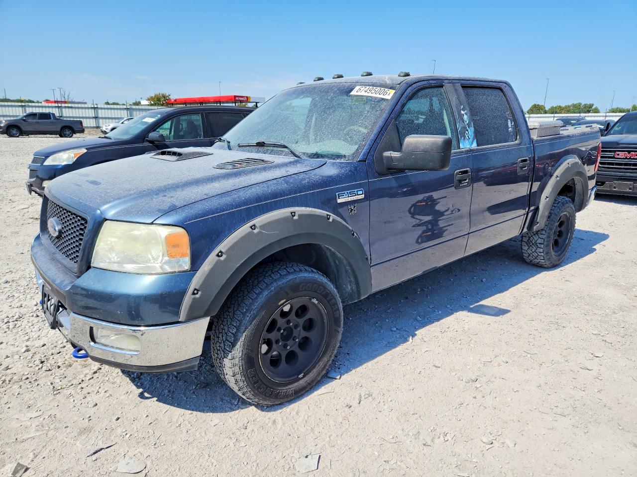 2005 Ford F150 Supercrew Blue vin: 1FTPW14555FA80280