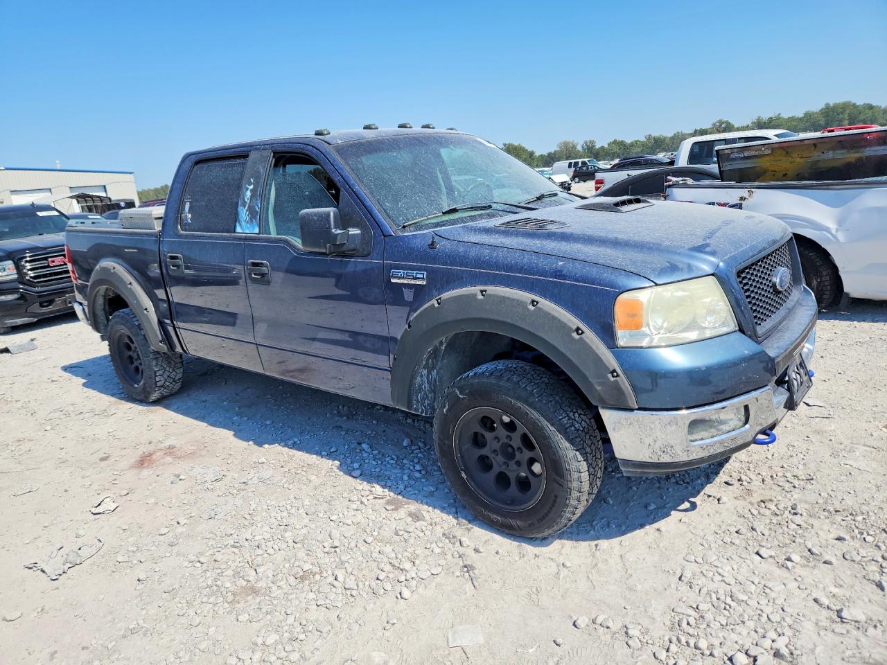 2005 Ford F150 Supercrew Blue vin: 1FTPW14555FA80280