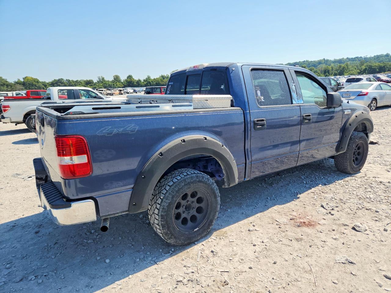 2005 Ford F150 Supercrew Blue vin: 1FTPW14555FA80280