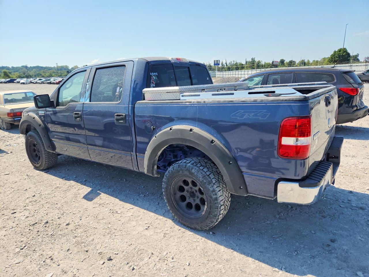 2005 Ford F150 Supercrew Blue vin: 1FTPW14555FA80280