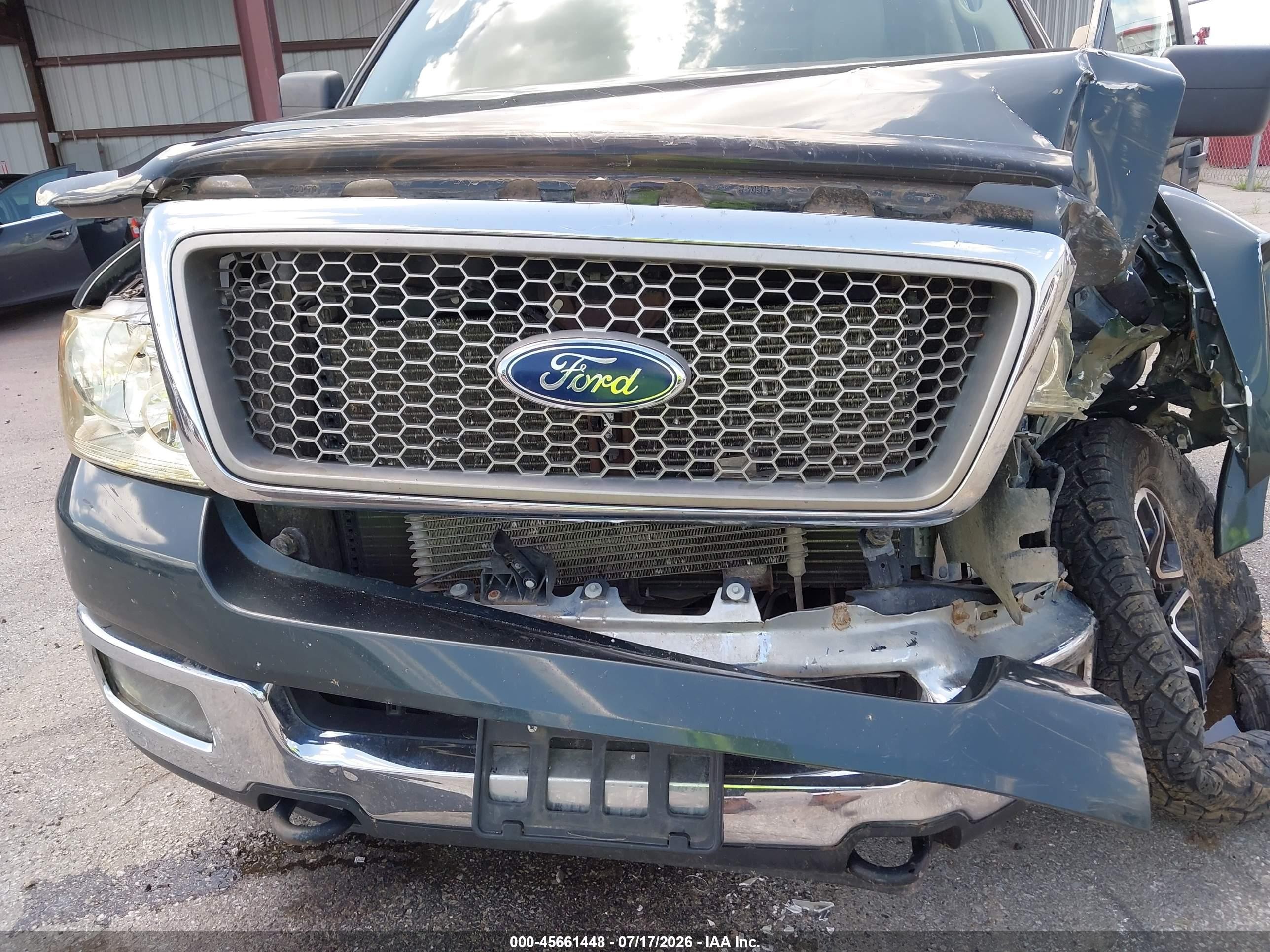2005 Ford F-150 Fx4/lariat/xlt Green vin: 1FTPW14555FB18929