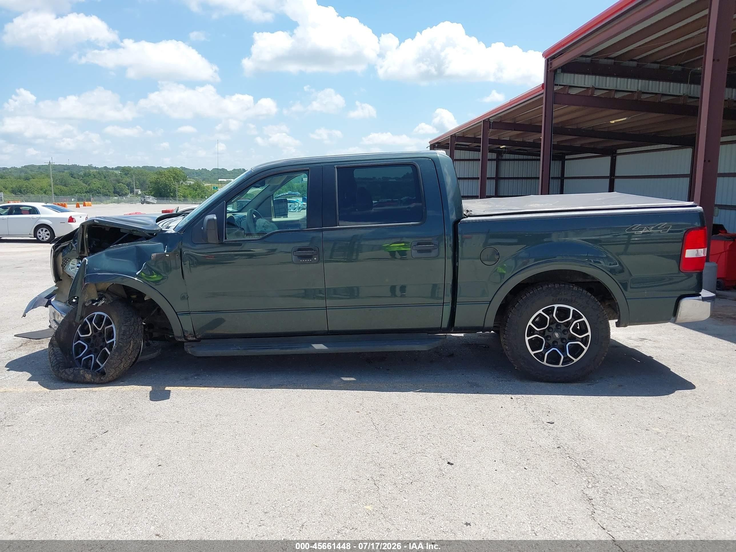 2005 Ford F-150 Fx4/lariat/xlt Green vin: 1FTPW14555FB18929
