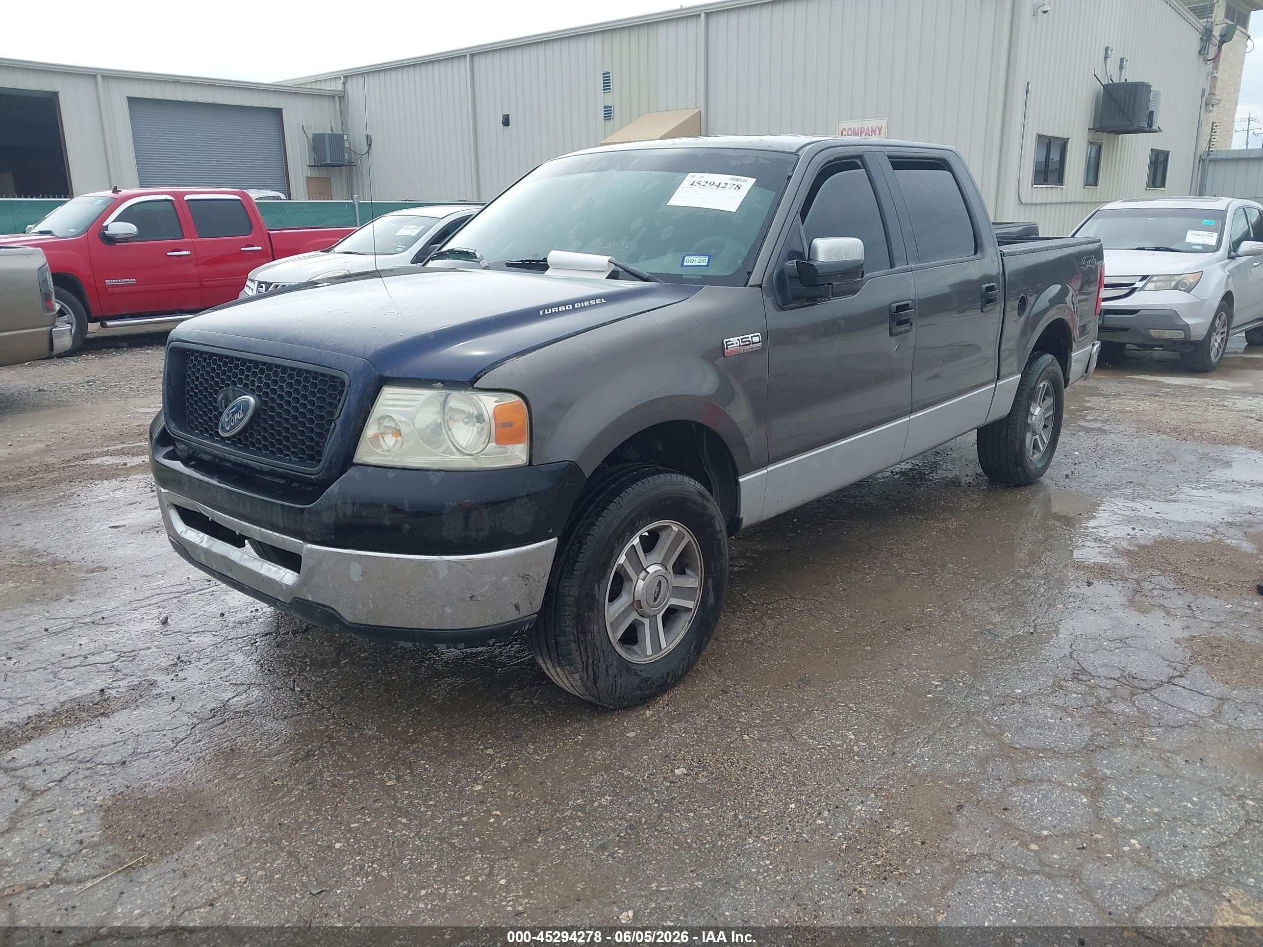 2005 Ford F-150 Fx4/lariat/xlt Gray vin: 1FTPW14555FB55608