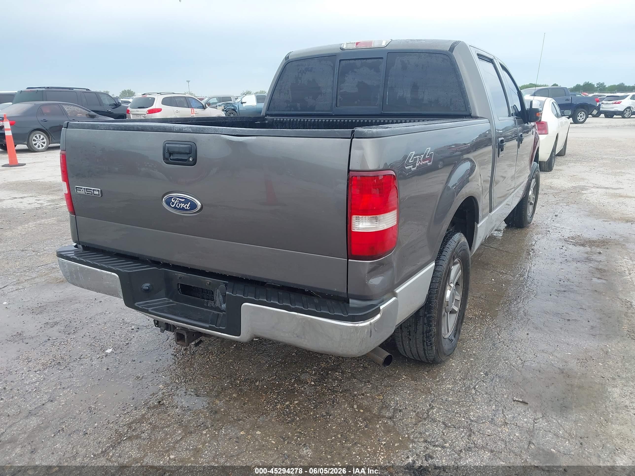 2005 Ford F-150 Fx4/lariat/xlt Gray vin: 1FTPW14555FB55608