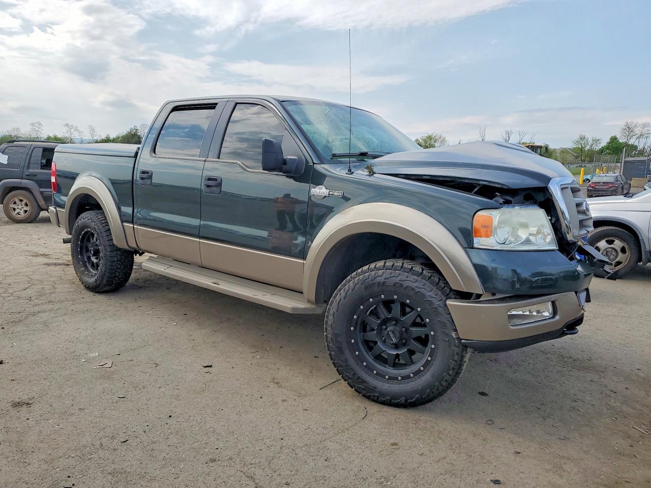2005 Ford F150 Supercrew Green vin: 1FTPW14555KC55327