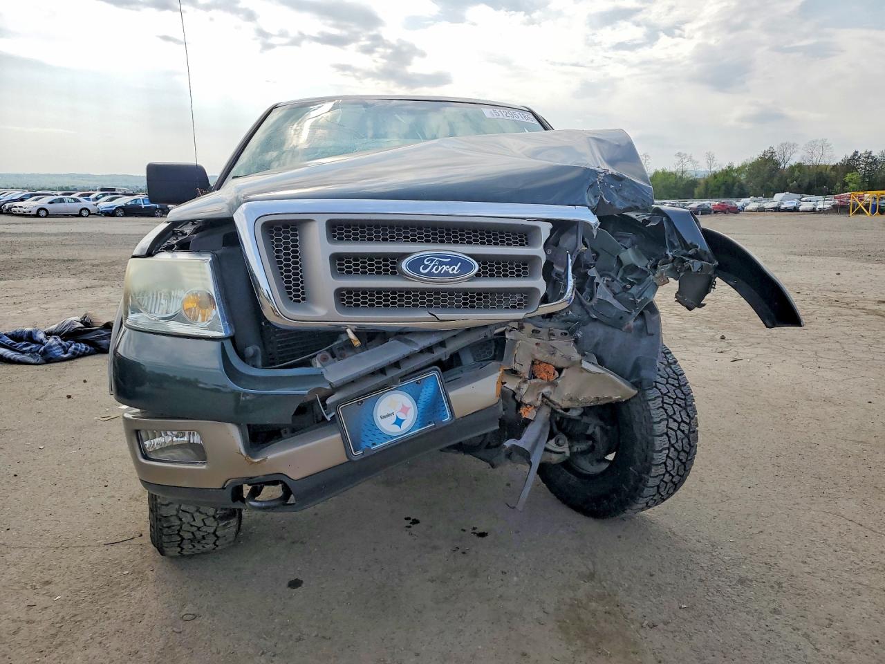 2005 Ford F150 Supercrew Green vin: 1FTPW14555KC55327
