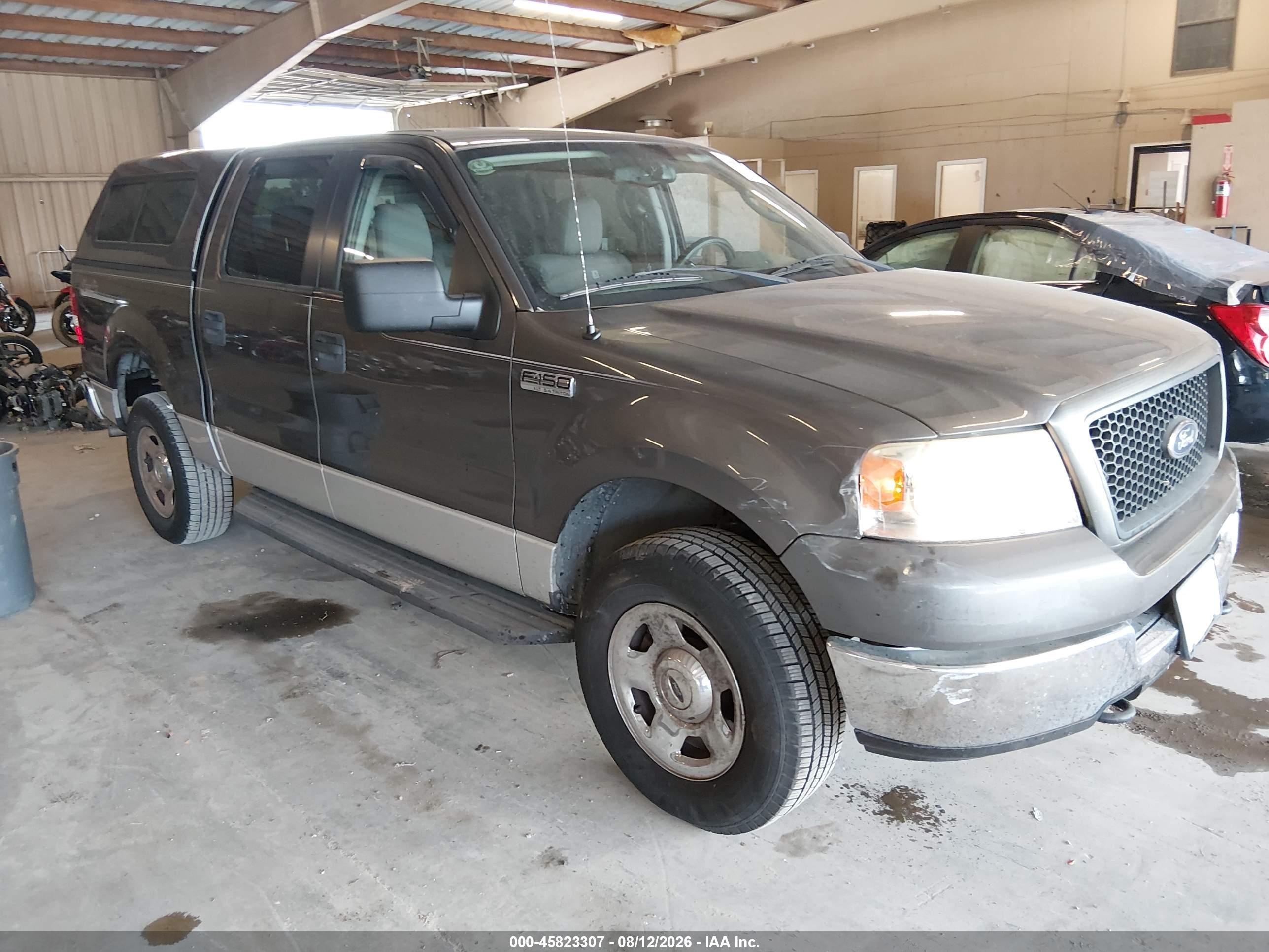 2005 Ford F-150 Fx4/lariat/xlt Gray vin: 1FTPW14555KD34299