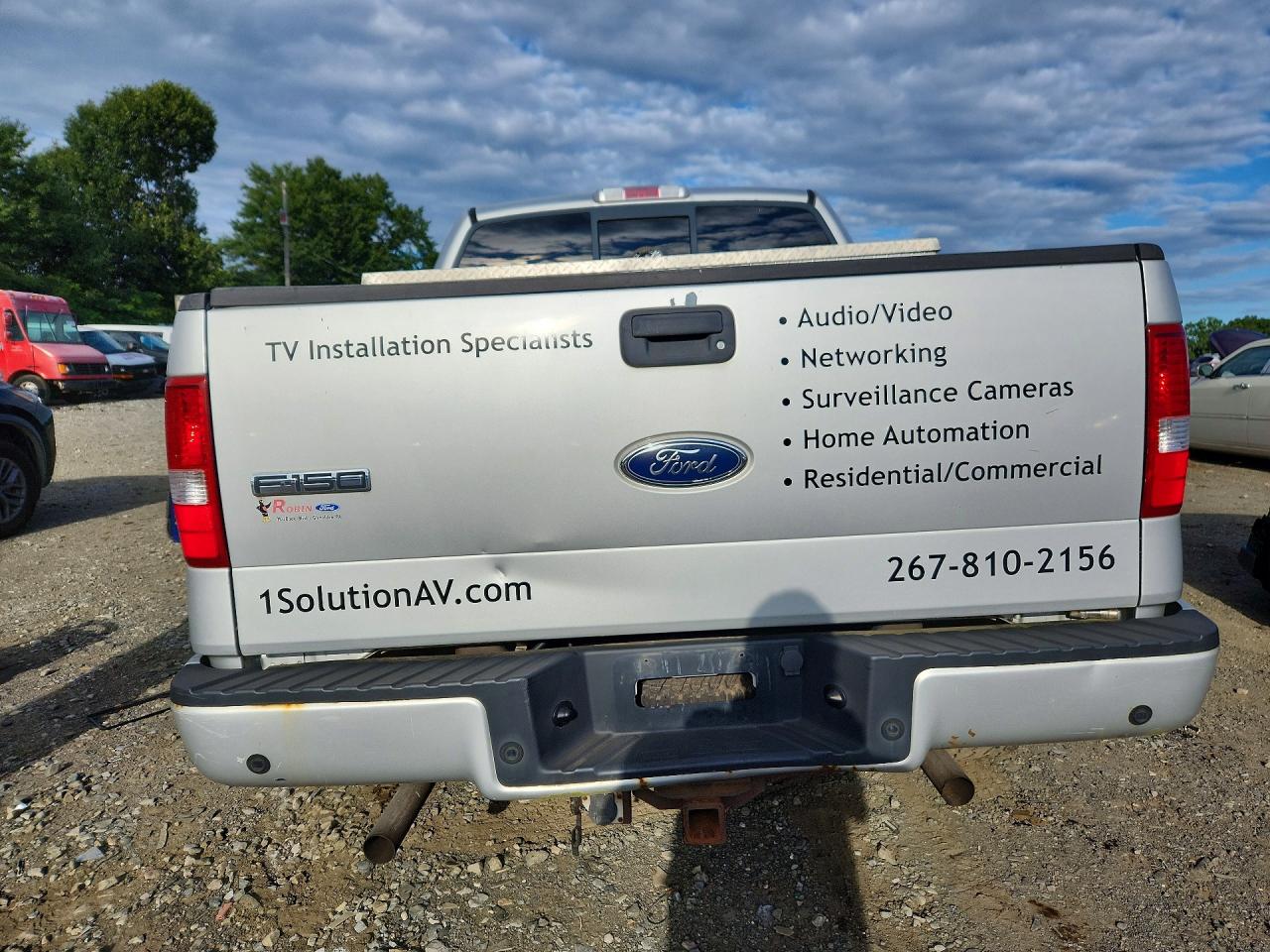 2005 Ford F-150 Styleside Silver vin: 1FTPW14555KD36876