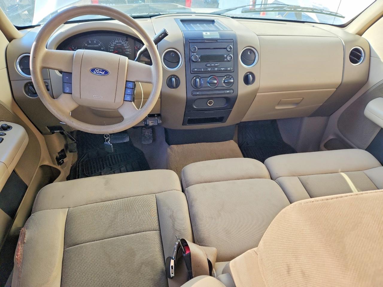 2005 Ford F150 Supercrew White vin: 1FTPW14555KD59526