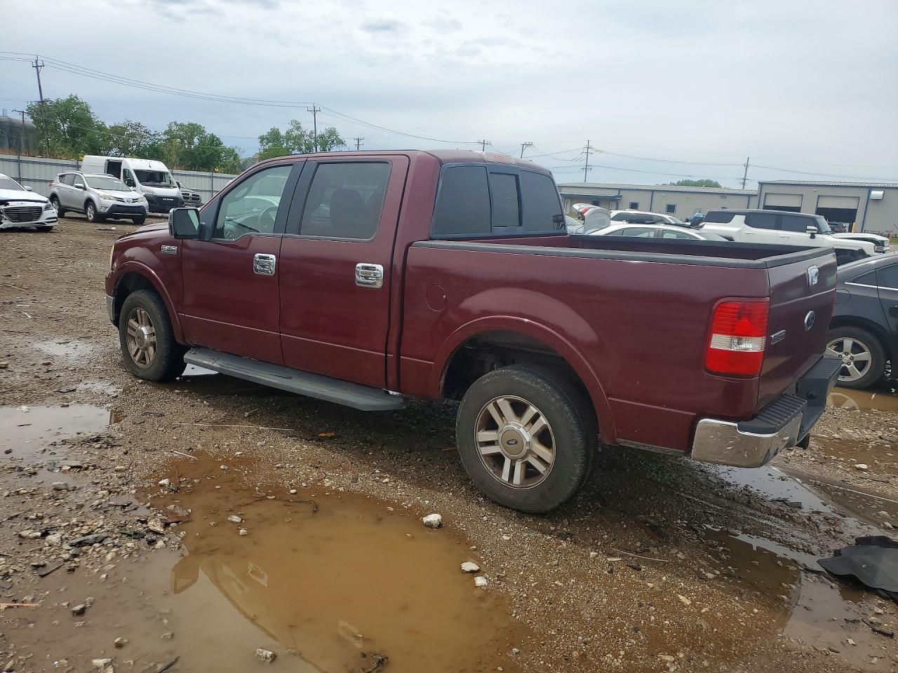 2005 Ford F150 Supercrew Maroon vin: 1FTPW14555KE04917