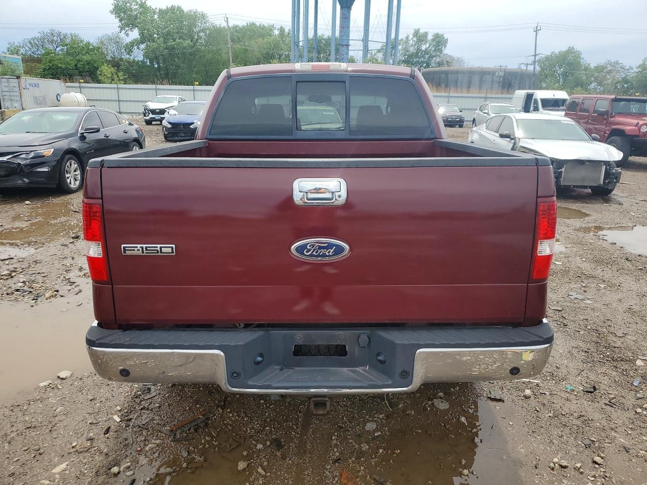 2005 Ford F150 Supercrew Maroon vin: 1FTPW14555KE04917