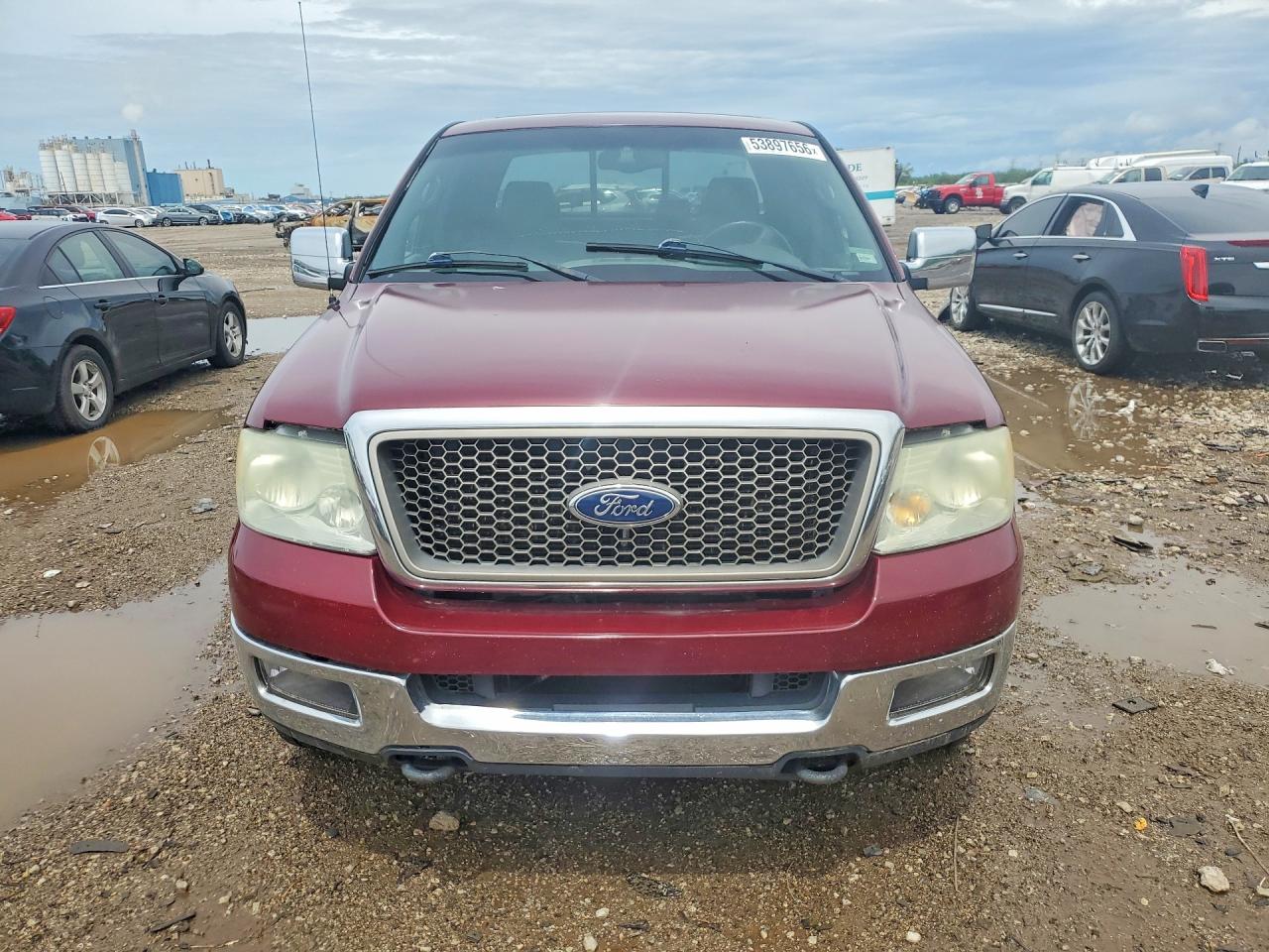 2005 Ford F150 Supercrew Maroon vin: 1FTPW14555KE04917