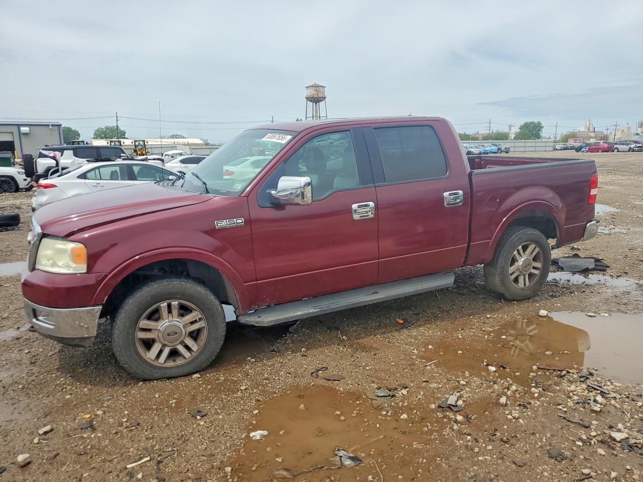 2005 Ford F150 Supercrew Maroon vin: 1FTPW14555KE04917