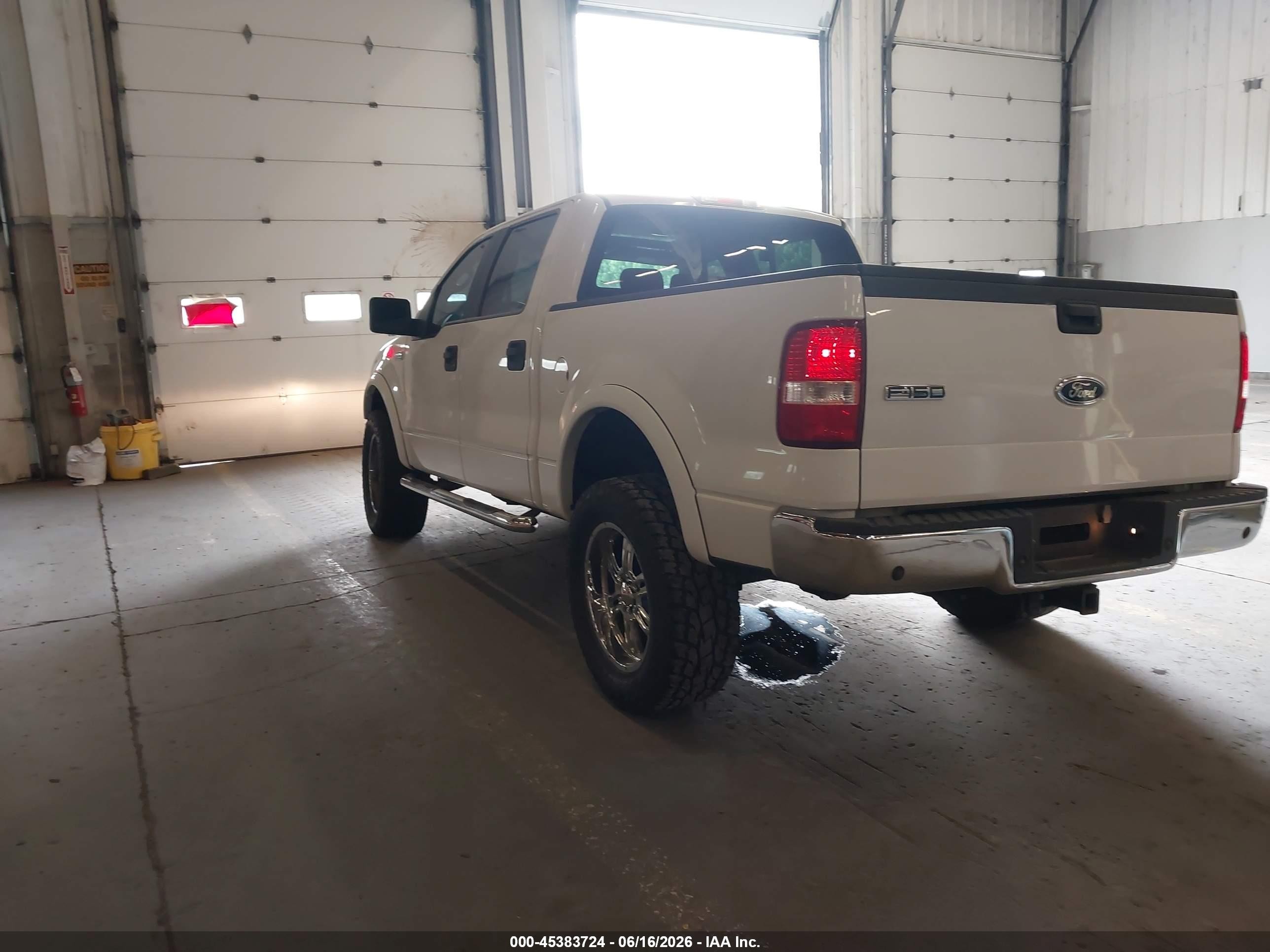 2005 Ford F-150 Fx4/lariat/xlt White vin: 1FTPW14555KE61814