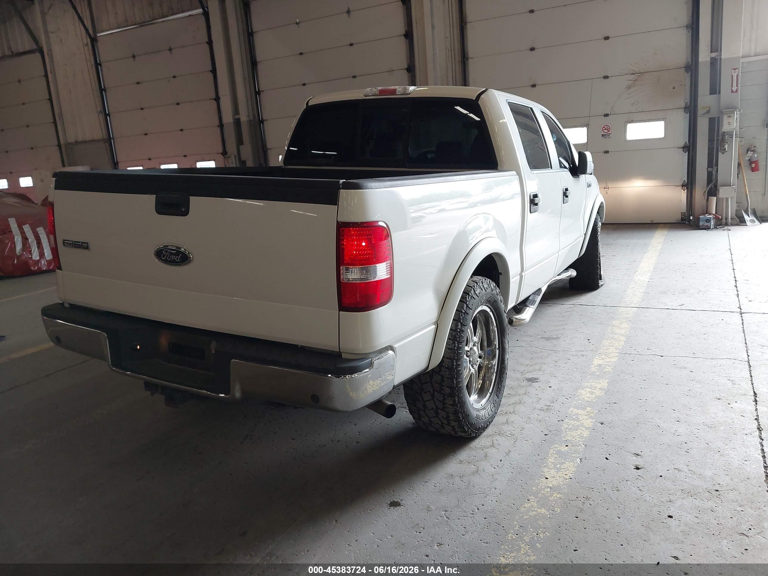 2005 Ford F-150 Fx4/lariat/xlt White vin: 1FTPW14555KE61814