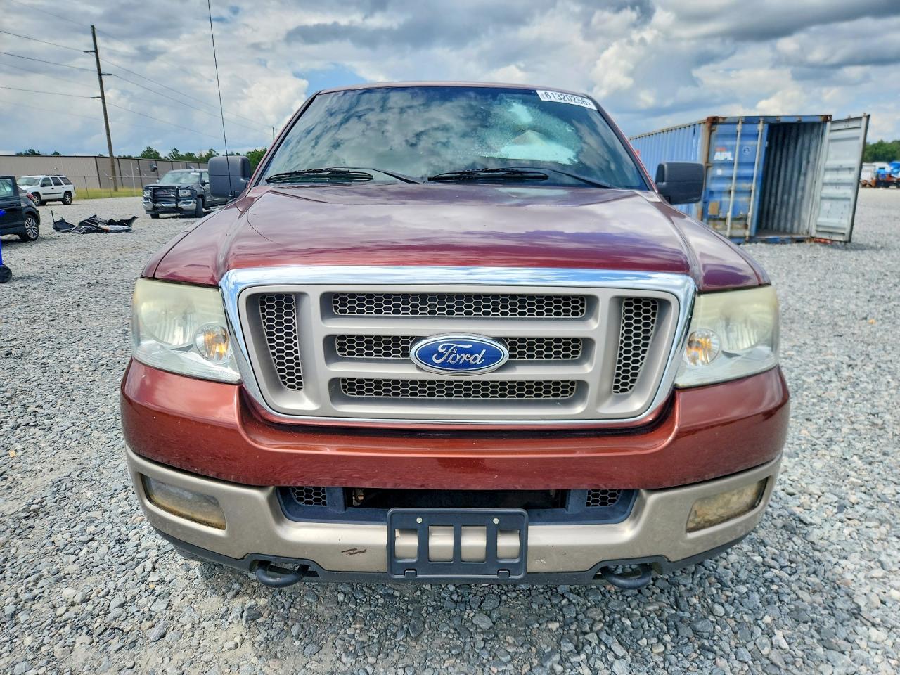 2005 Ford F150 Supercrew Brown vin: 1FTPW14555KE72179