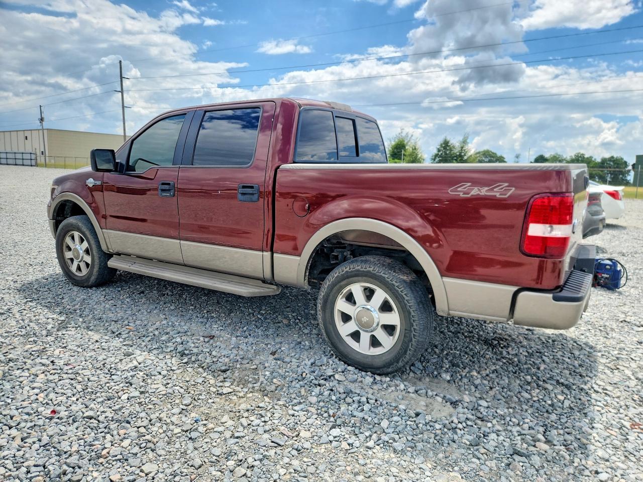 2005 Ford F150 Supercrew Brown vin: 1FTPW14555KE72179