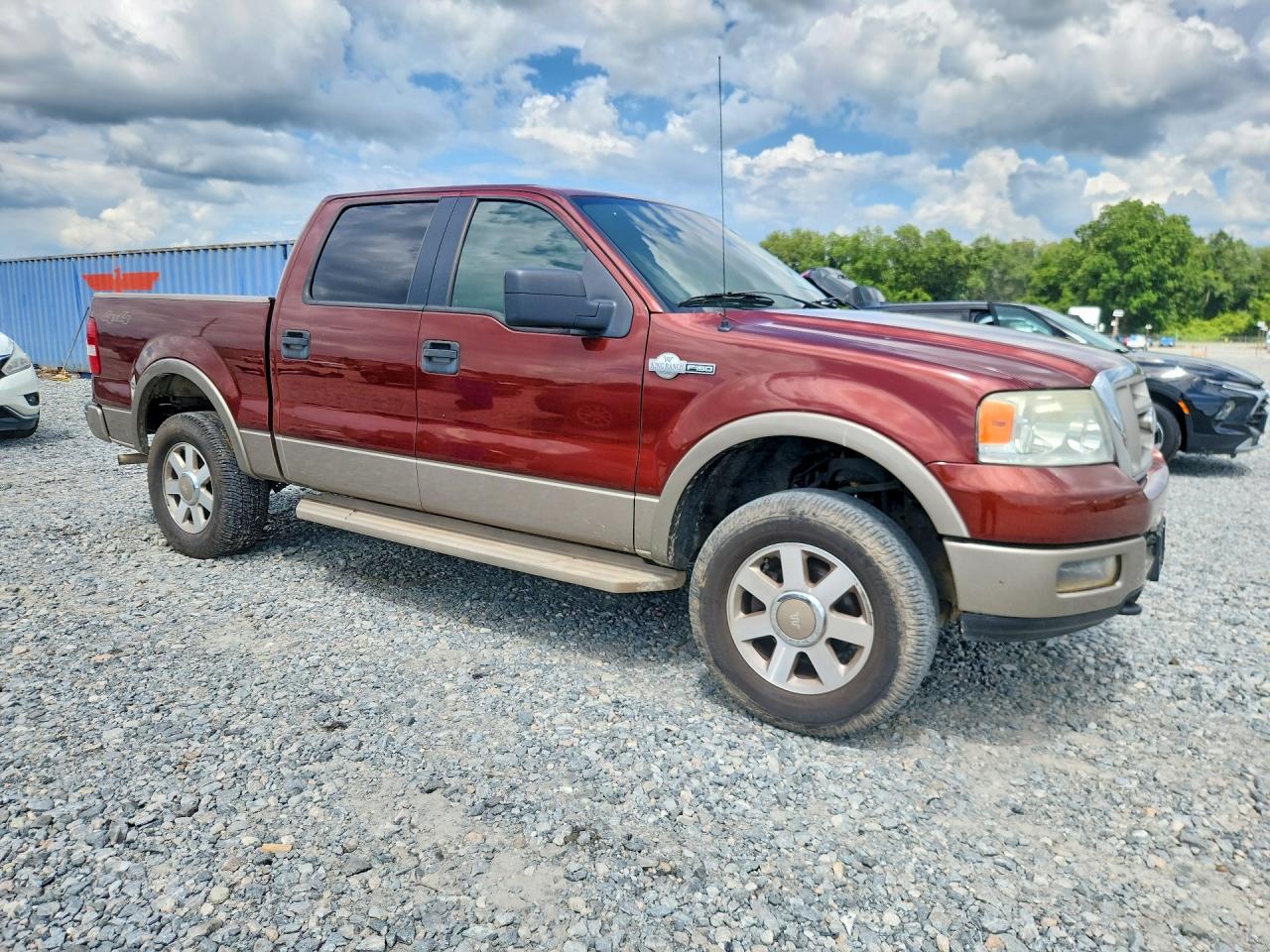 2005 Ford F150 Supercrew Brown vin: 1FTPW14555KE72179