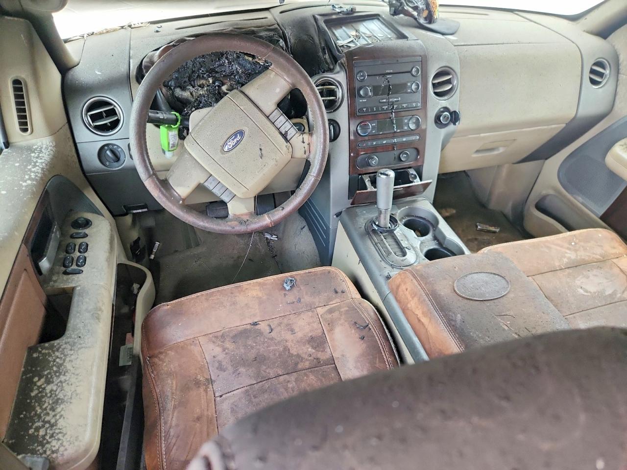 2005 Ford F150 Supercrew Brown vin: 1FTPW14555KE72179