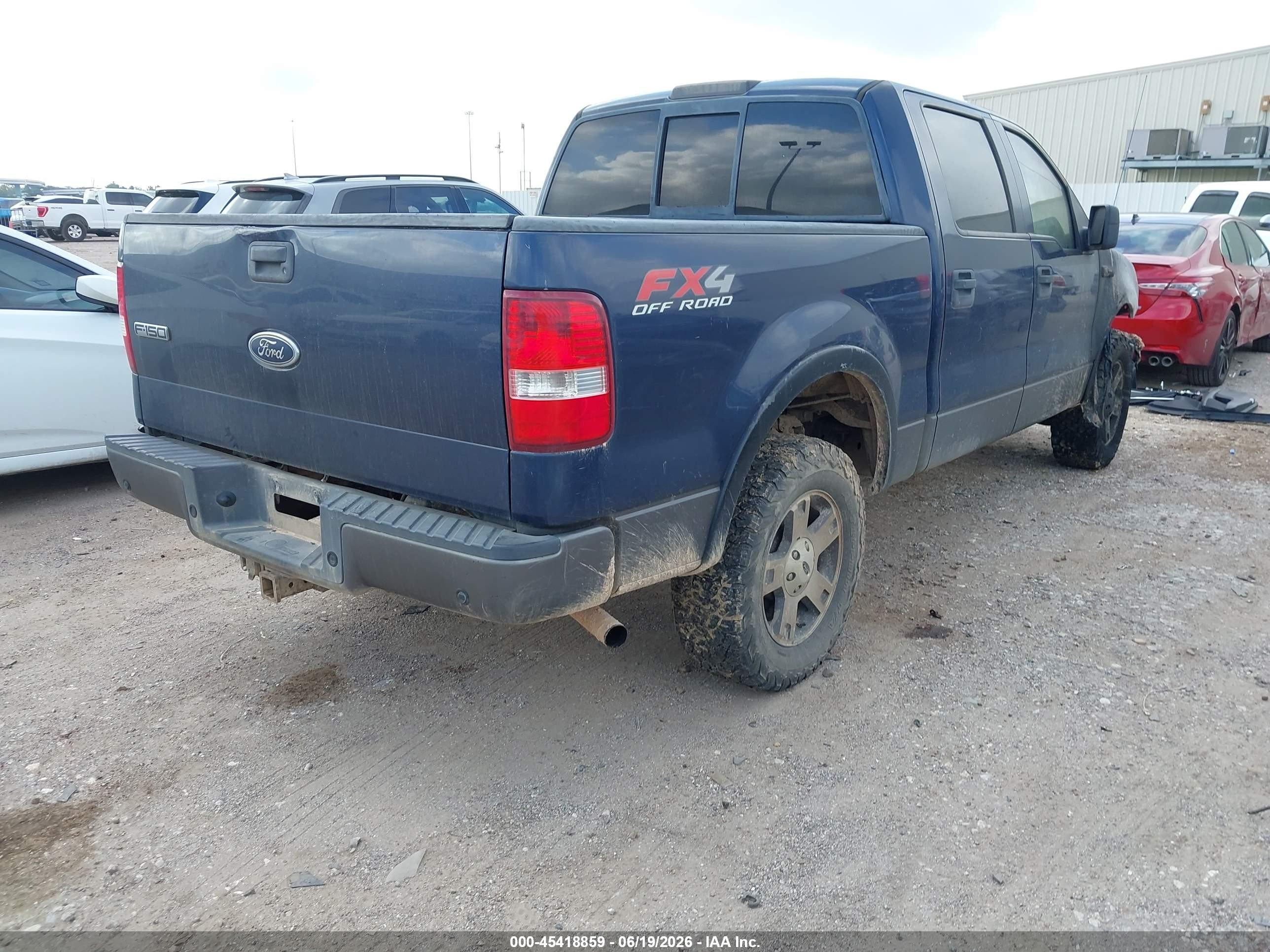 2005 Ford F-150 Fx4/lariat/xlt Black vin: 1FTPW14555KE93064
