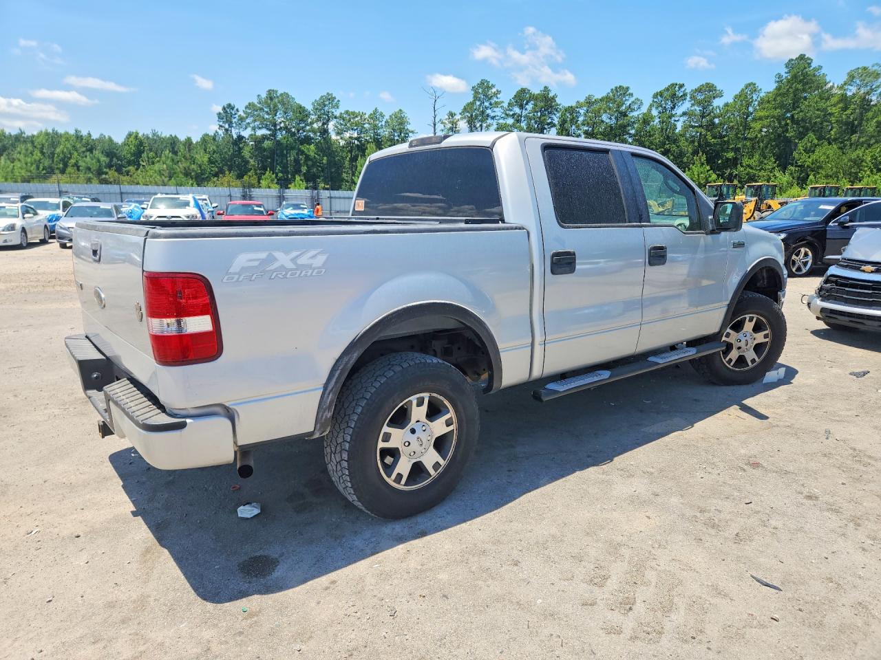 2005 Ford F150 Supercrew Silver vin: 1FTPW14555KF05147