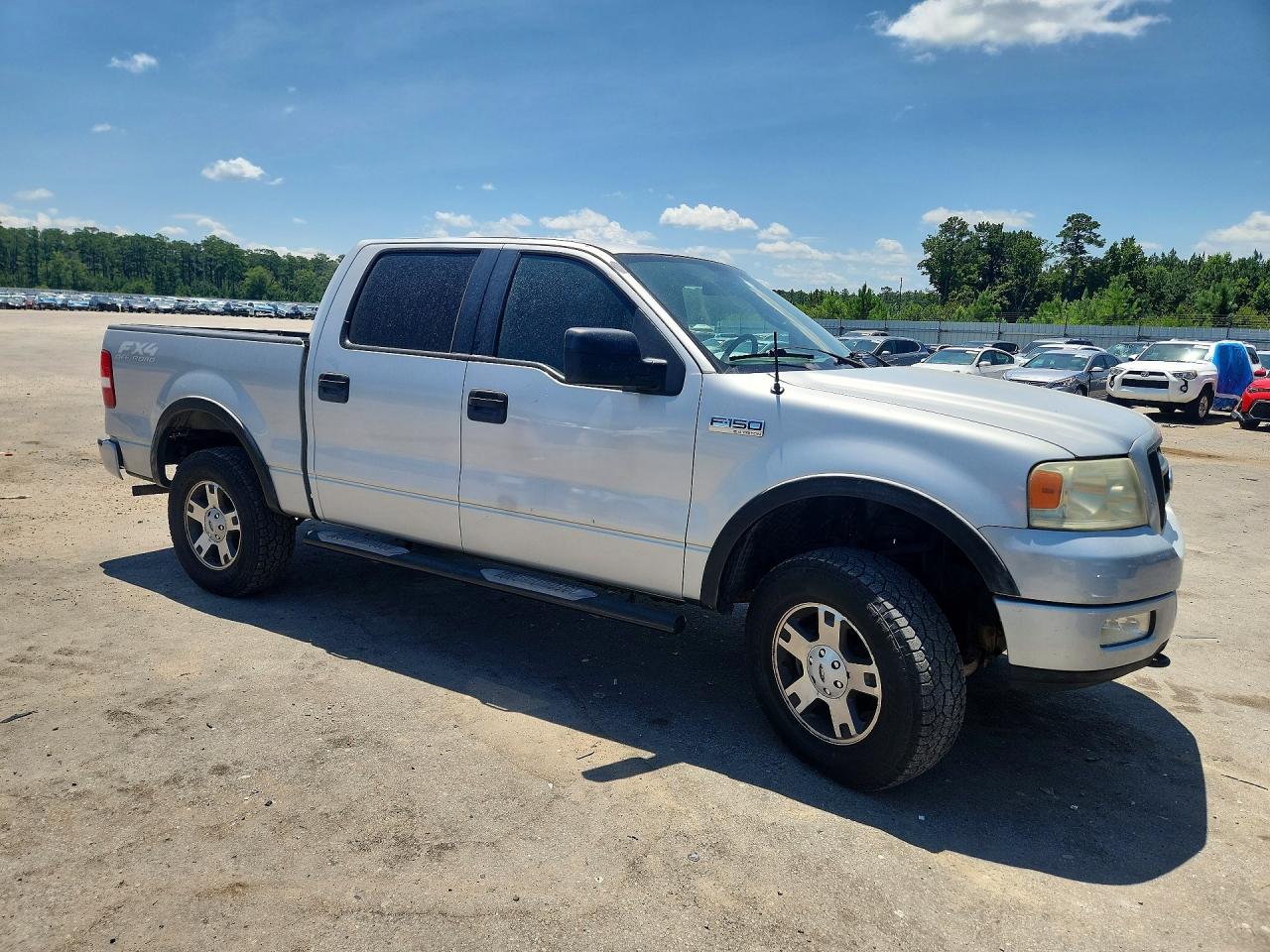 2005 Ford F150 Supercrew Silver vin: 1FTPW14555KF05147