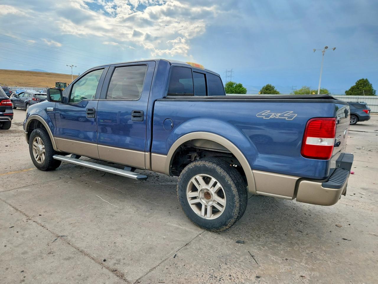 2005 Ford F150 Supercrew Blue vin: 1FTPW14555KF12289