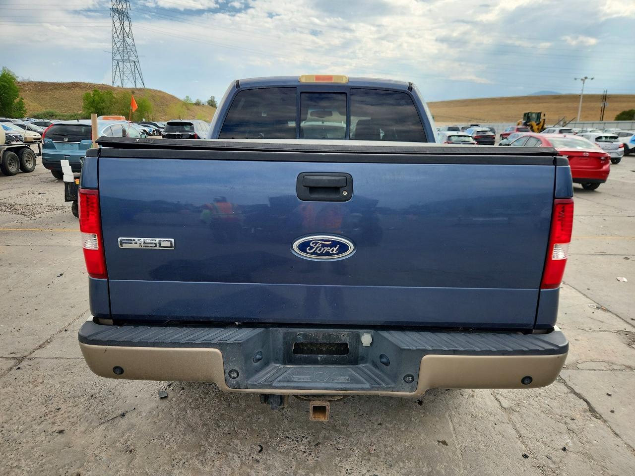 2005 Ford F150 Supercrew Blue vin: 1FTPW14555KF12289