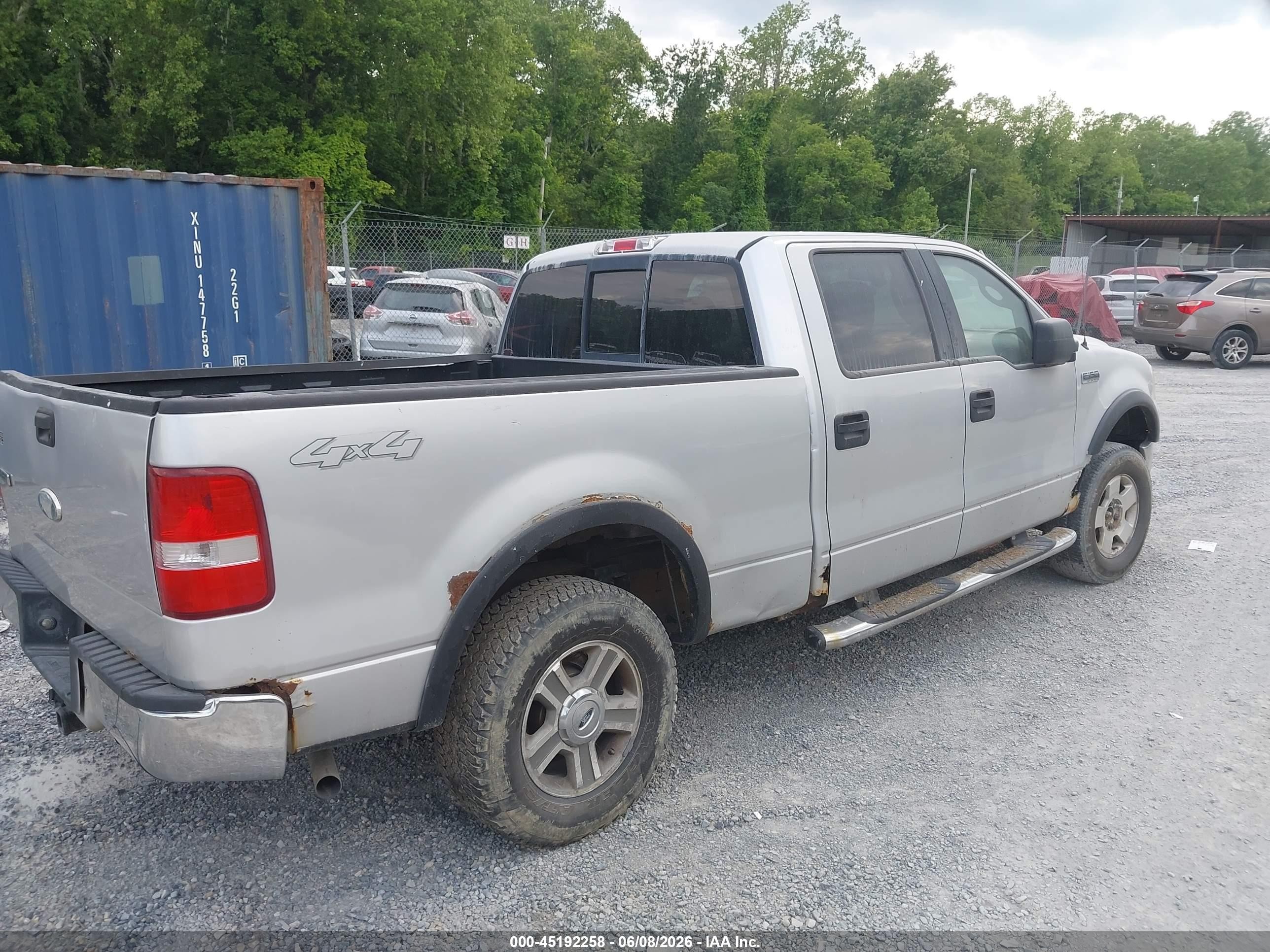 2006 Ford F-150   Silver vin: 1FTPW14556FB68649