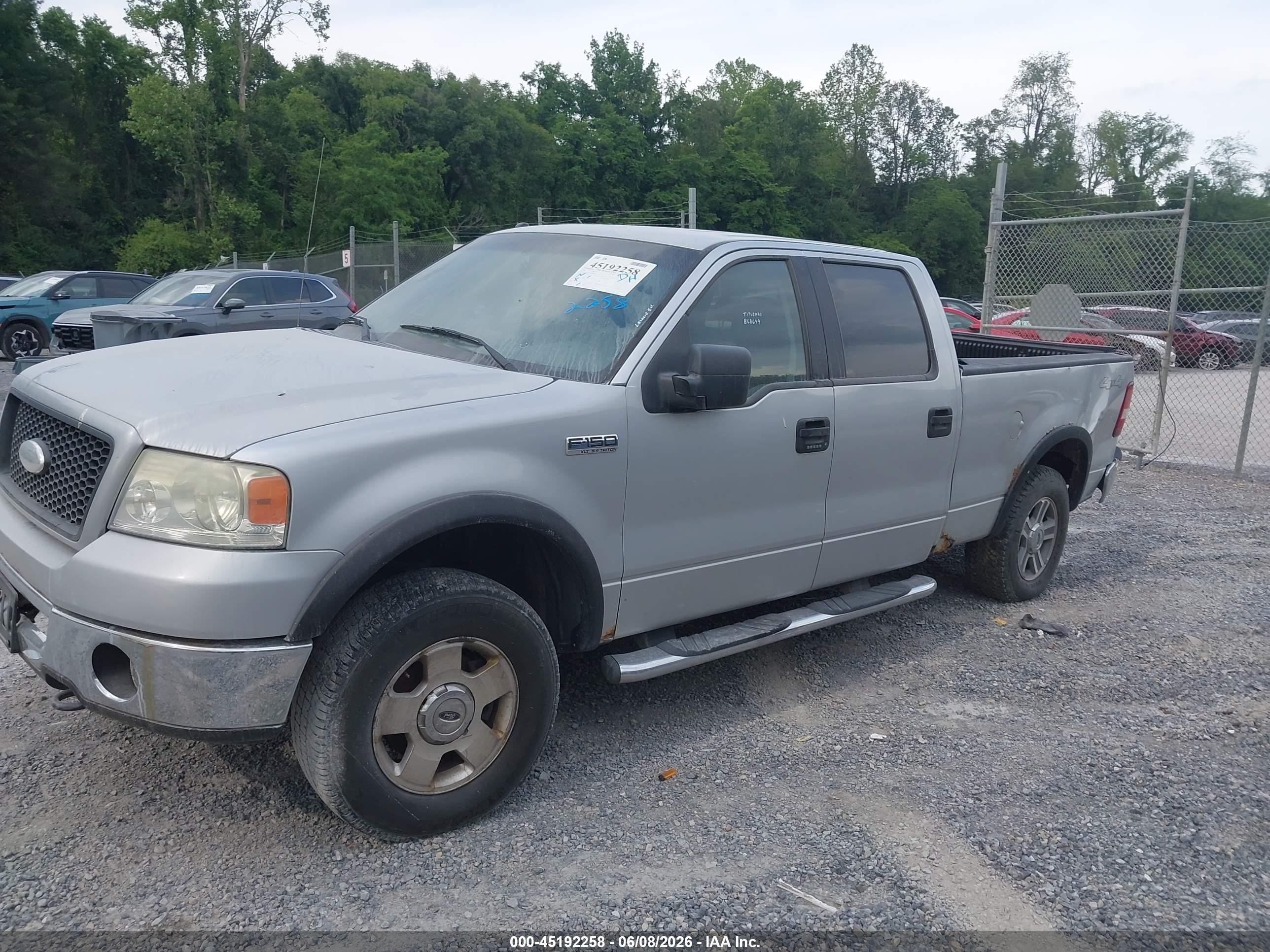 2006 Ford F-150   Silver vin: 1FTPW14556FB68649